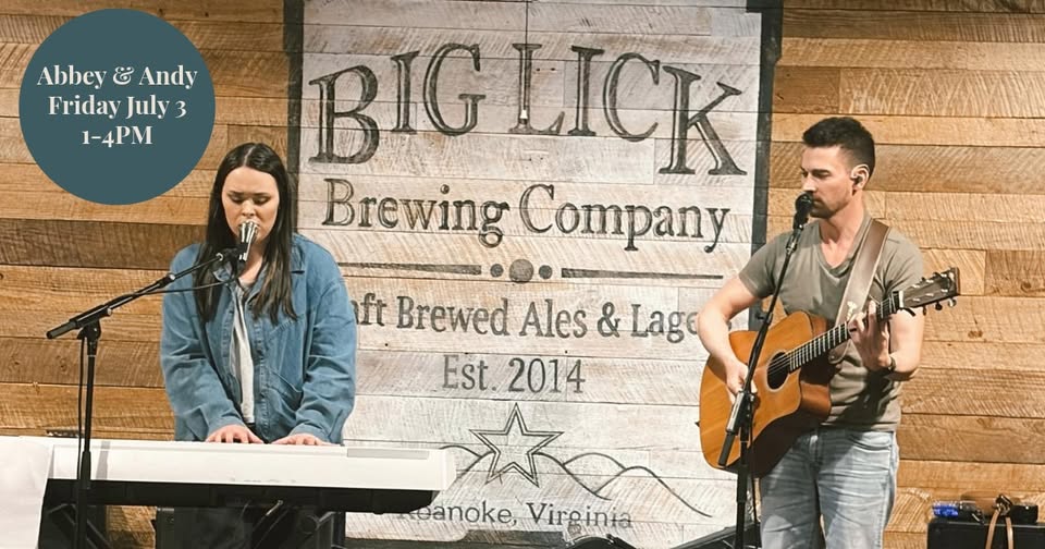 Abbey & Andy at Big Lick Brewing