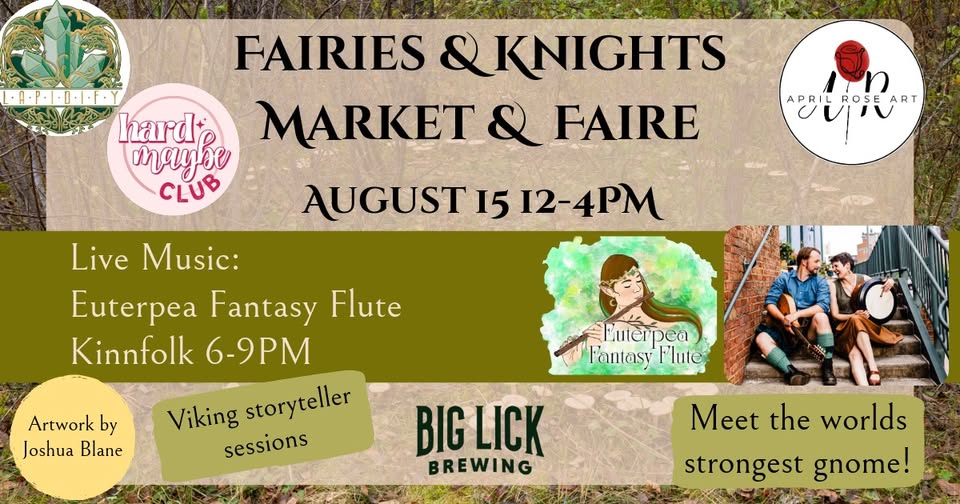Fairies & Knights Market and Faire at Big Lick Brewing