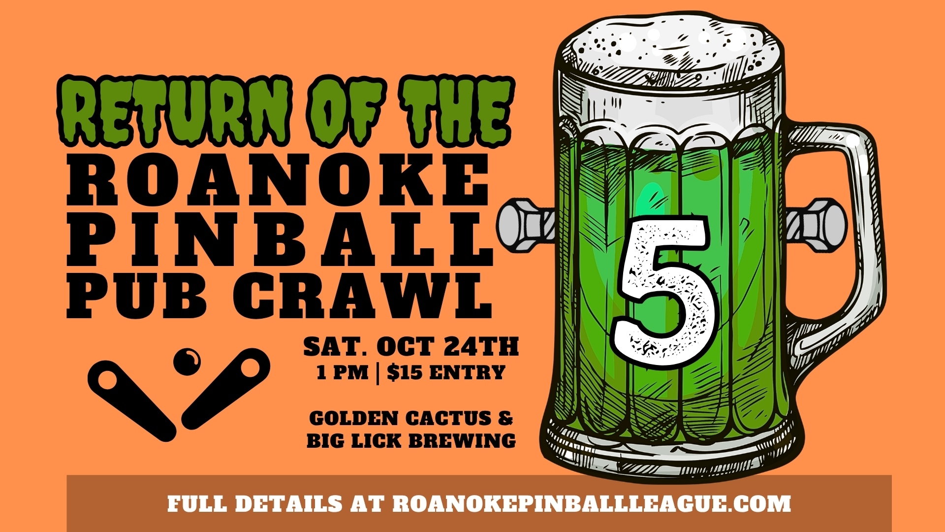 Roanoke Pinball Pub Crawl