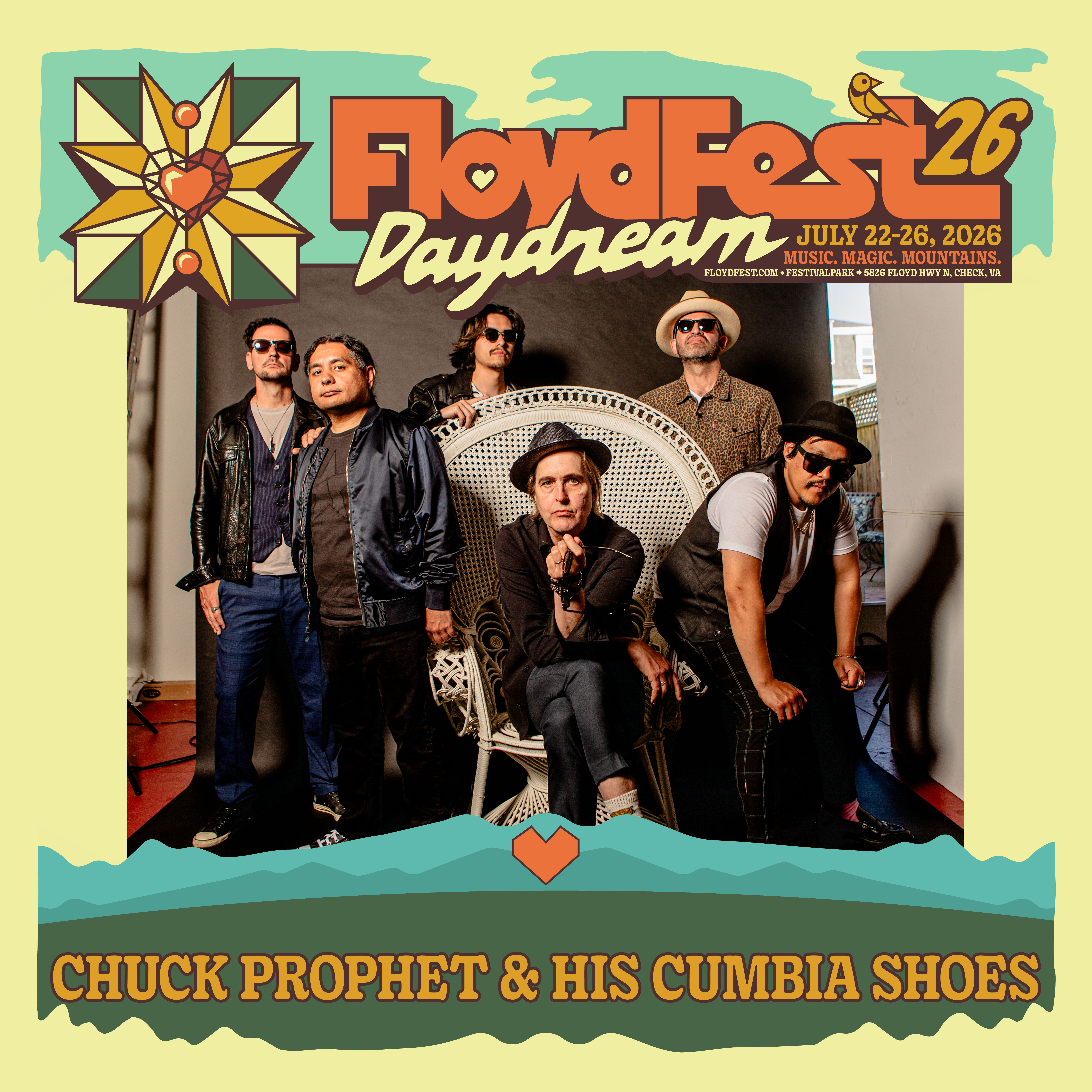 Chuck Prophet & His Cumbia Shoes @ FloydFest 2026