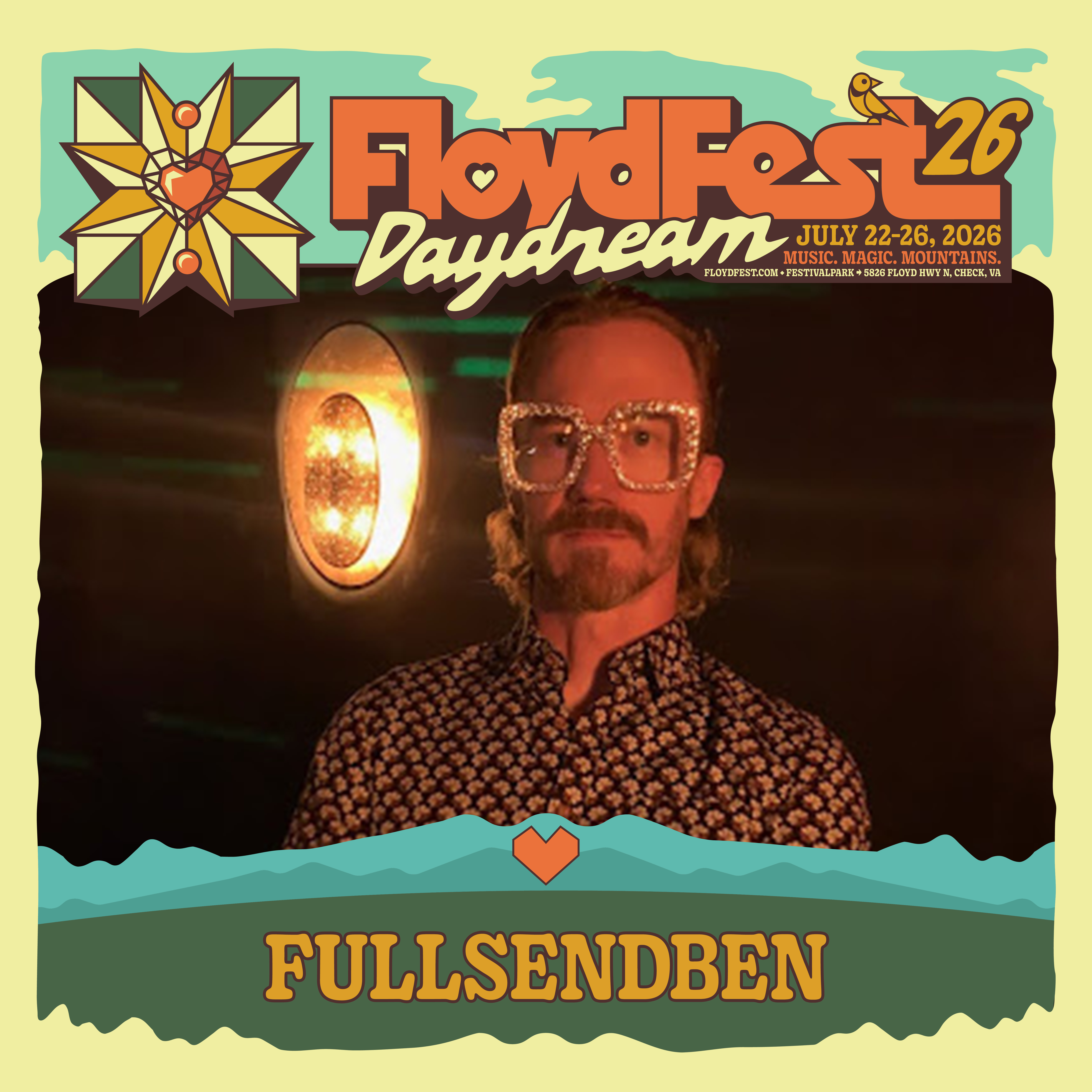 Discoasis ft. Sidewinder & Fullsendben @ FloydFest 2026