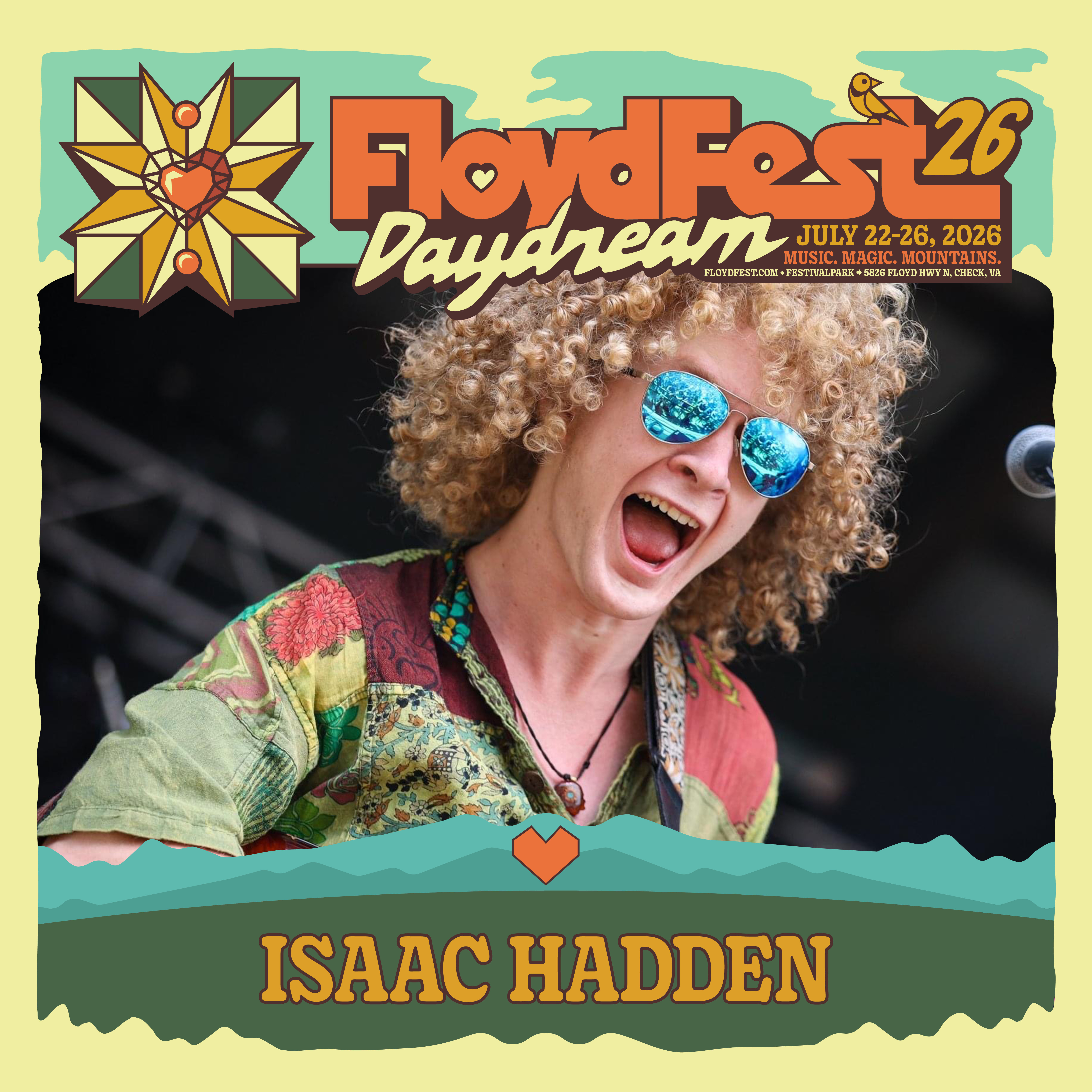 Isaac Hadden @ FloydFest 2026