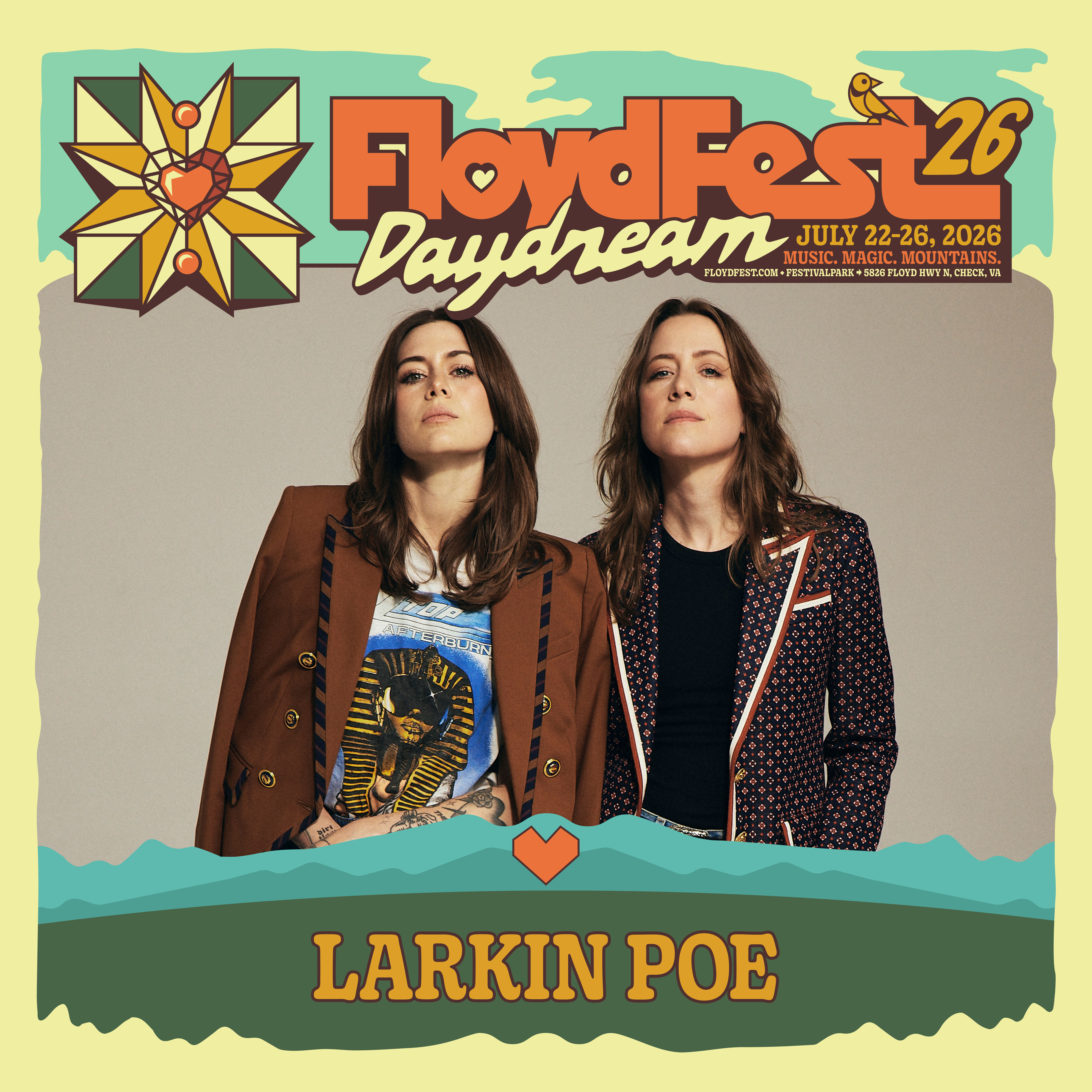 Larkin Poe @ FloydFest 2026