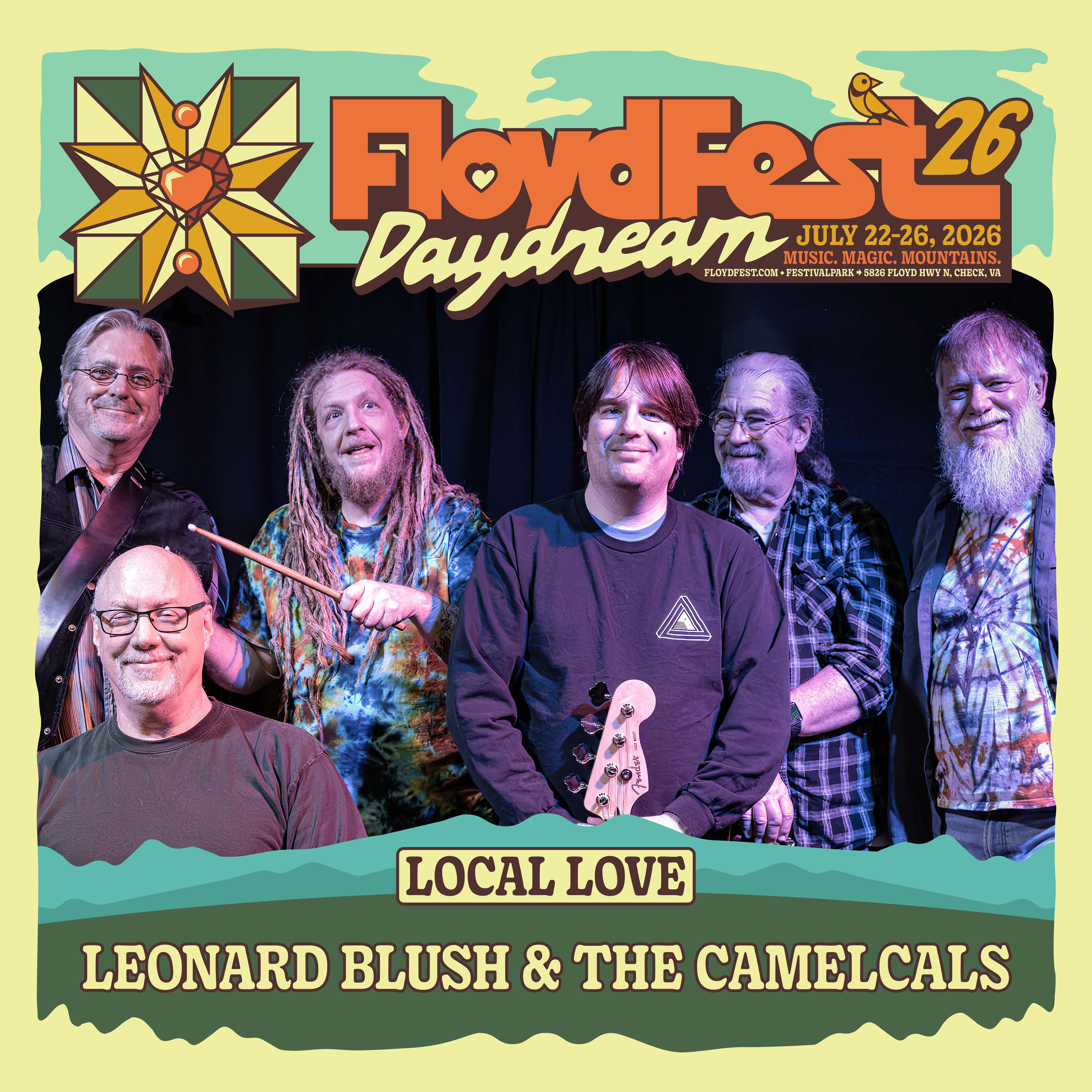 Leonard Blush & The Camelcals @ FloydFest 2026