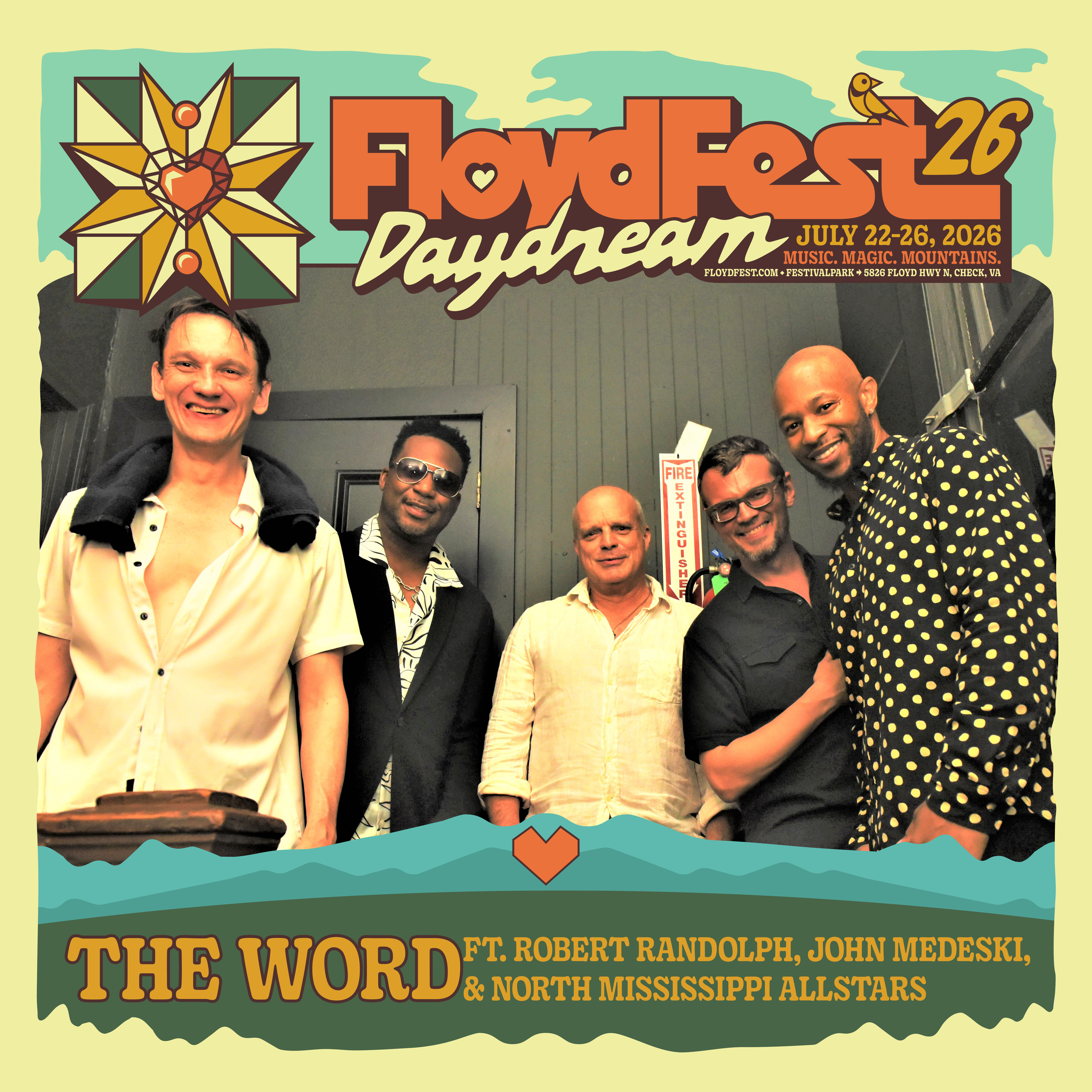 The Word ft. Robert Randolph, John Medeski, North Mississippi Allstars @ FloydFest 2026